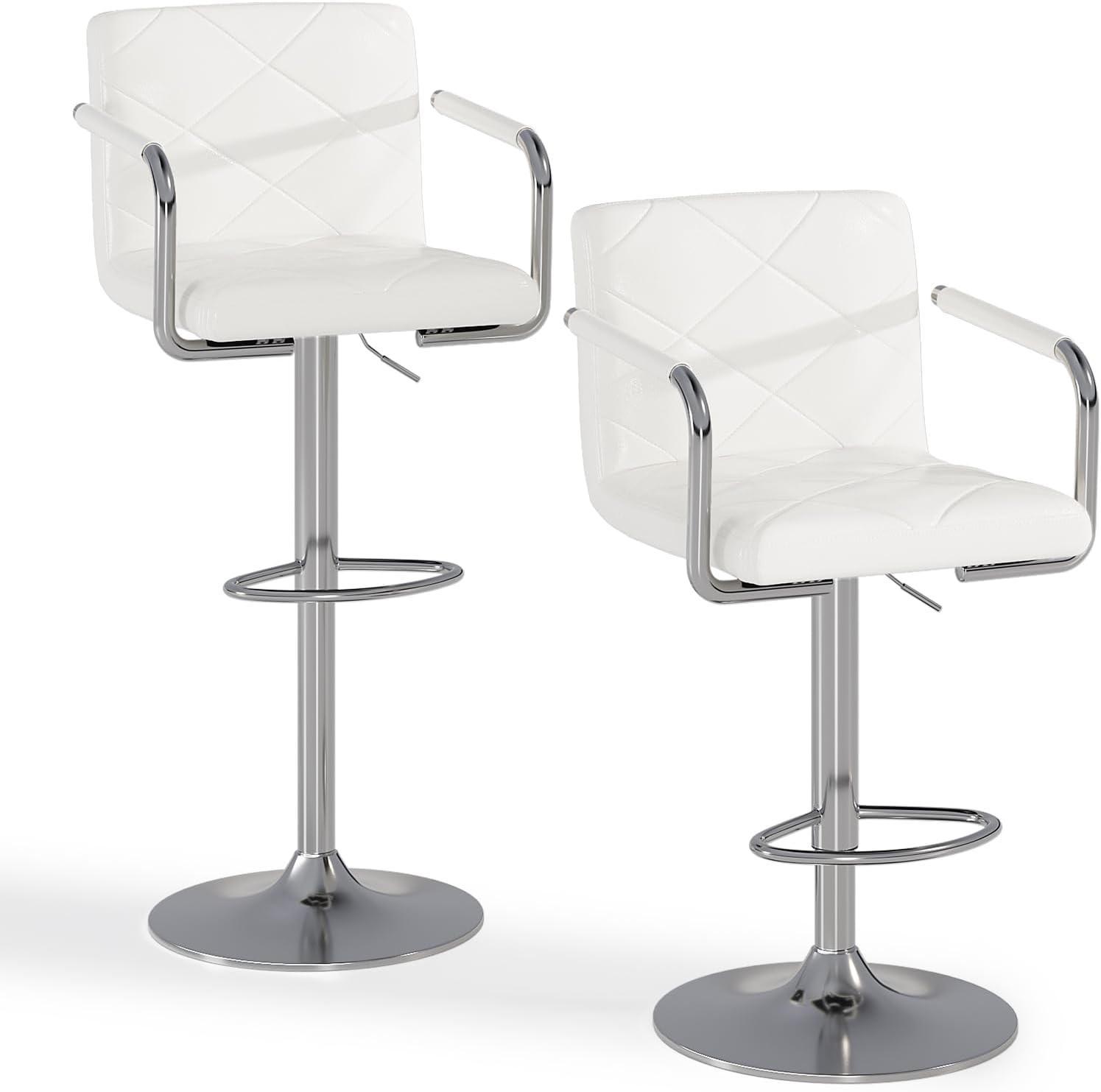 Gizoon TB10 Adjustable Counter Bar Chairs Set for 2